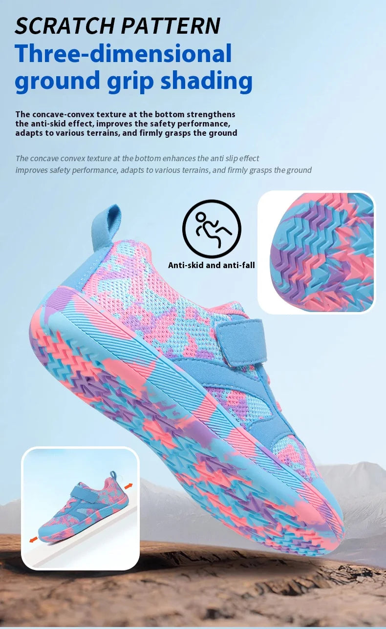 Minimalist Barefoot Shoes for Kids Wide Zero Drop Sneakers