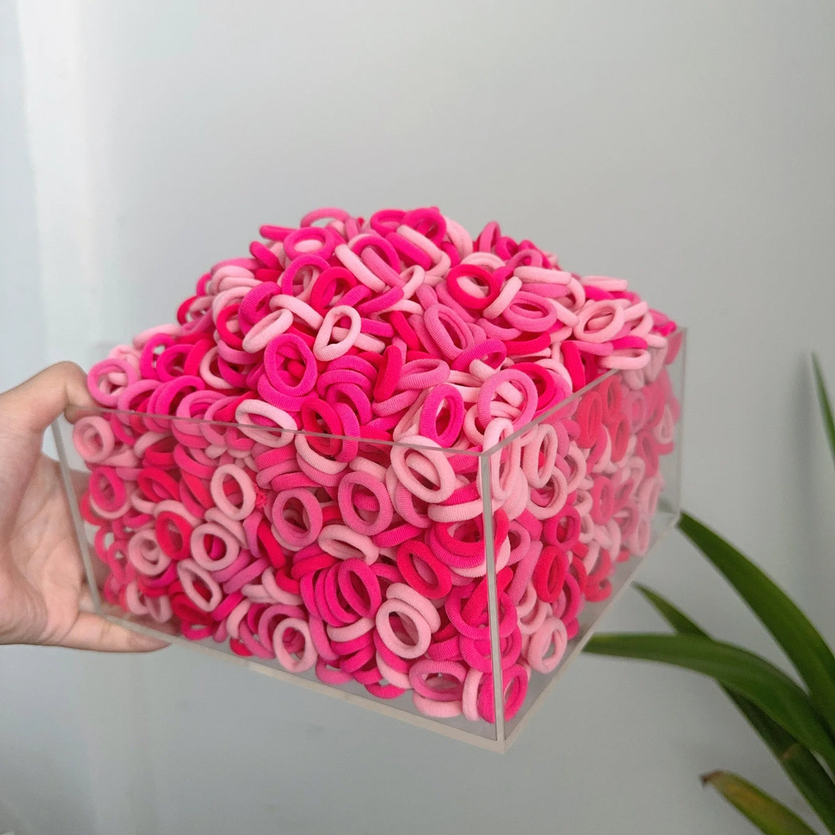 50/100Pcs Colorful Basic Nylon Ealstic Hair Ties for Girls Ponytail Hold Scrunchie Rubber Band Kid Fashion Hair Accessories
