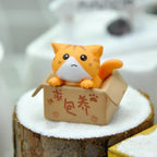 Kawaii Mini Cat Ornament Garden Kitten Statue Gift For Kids Children Baby Room Decoration Toy Miniature Figurines Home Decor