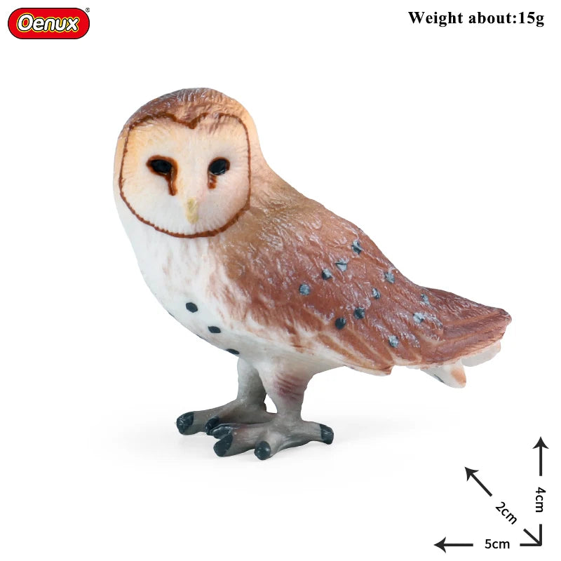 Oenux New Wild Animals Forest Orangutan Pigeon Hedgehog Aardvark Capybara Action Figure Model Figurines PVC Collection Kids Toy