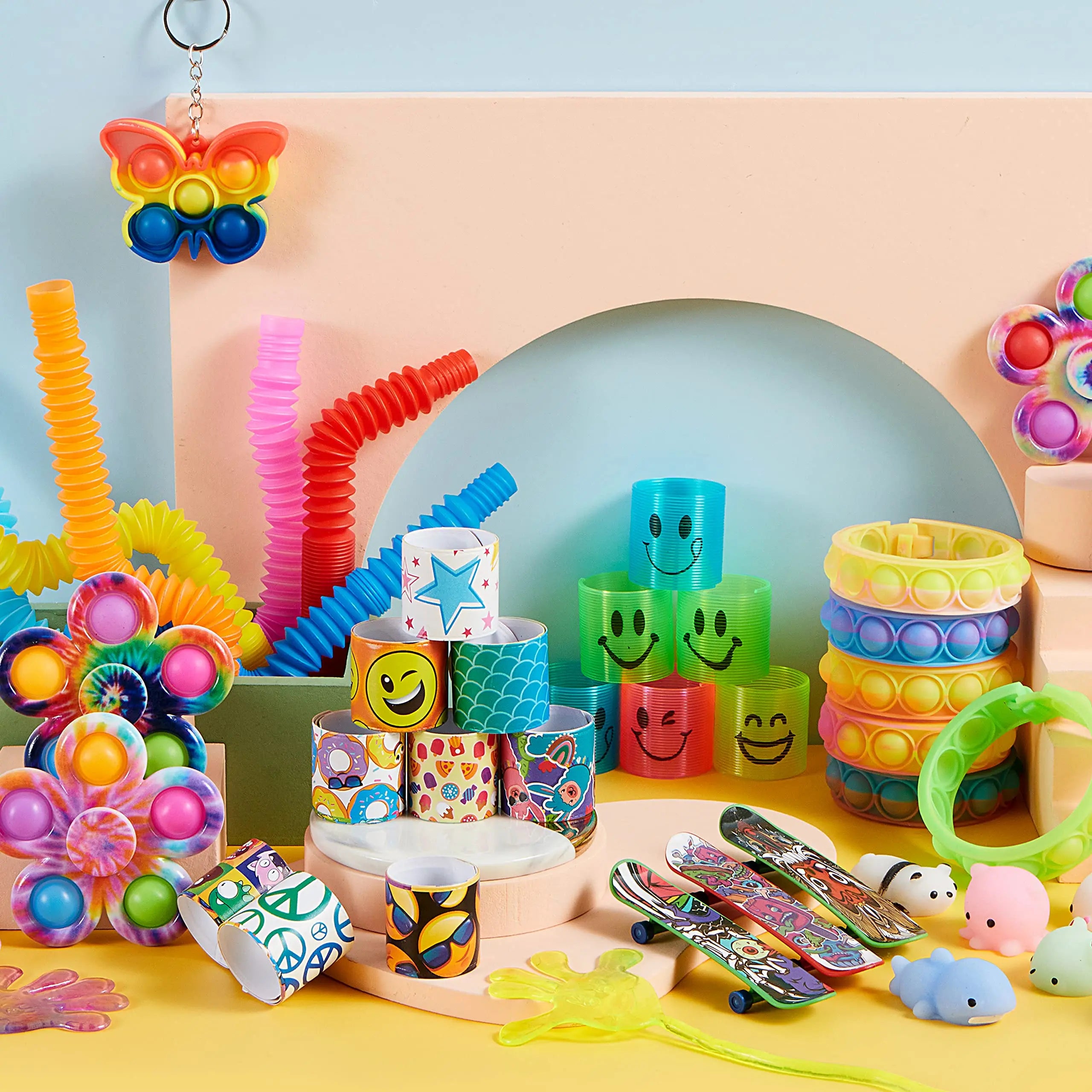 30/60/120 Pcs Popular Fidget Toys Pack Party Favors for Kids Goodie Bags Fillers for Kids Birthday Party, Prizes in Bulk