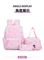 3Pcs/Set KPop Demon Hunter School Bags Girls Teens Rumi Mira Zoey Youth School Backpack Travel School Students Laptop Backpack