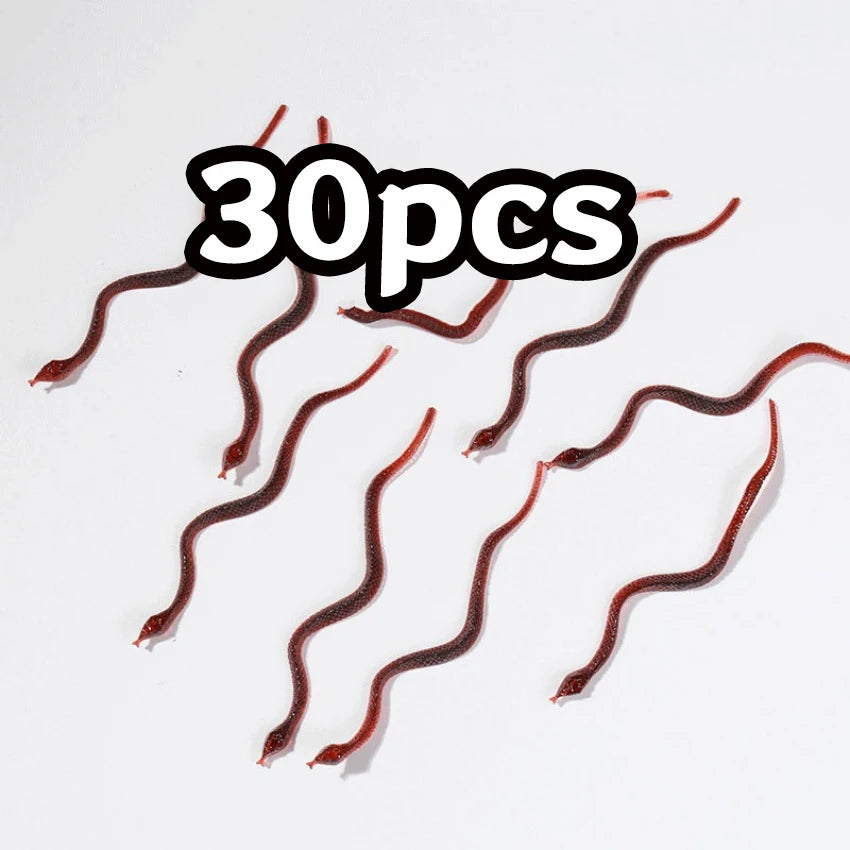 50pcs Realistic Bugs Funny Toy Fake Cockroach Novelty Insects Halloween Prank Simulation Tricky Disgusting Scary Party Supplies