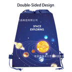 1pc Non Woven Drawstring Bag Birthday Party Gift Bag for Boys Girls Shoulder Storage Bag Multiple Themed Parties to Choose from