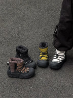 2025 New Winter Children Snow Boots For Boys Waterproof Warm Fur Rubber Sole Non-slip Fashion Girls Boots EU 26-37