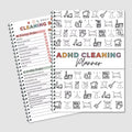 Daily Weekly Monthly Household Cleaning Planner Notebook Family Chore Chart Home Cleaning Task Schedule Organizer