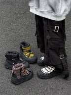 2025 New Winter Children Snow Boots For Boys Waterproof Warm Fur Rubber Sole Non-slip Fashion Girls Boots EU 26-37