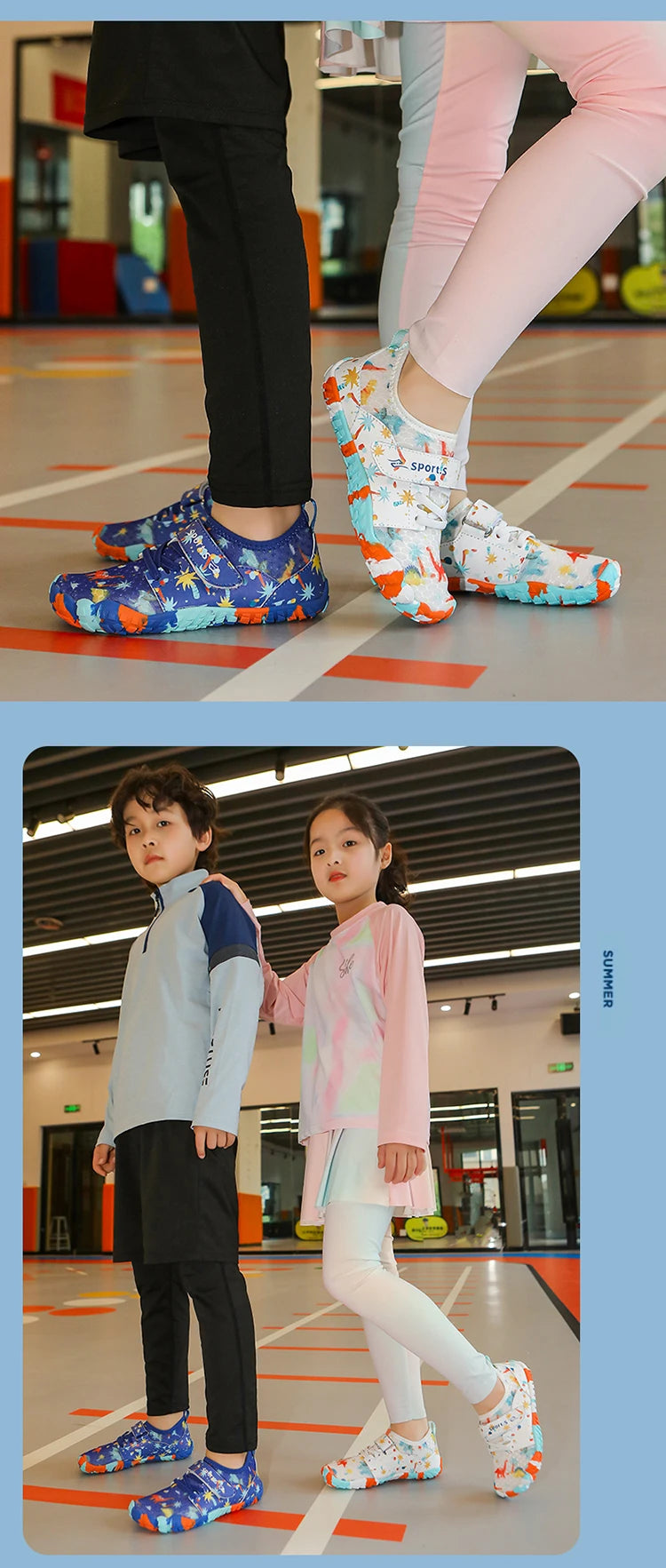Kids Quick Dry Water Shoes Anti Slip Beach Sandals