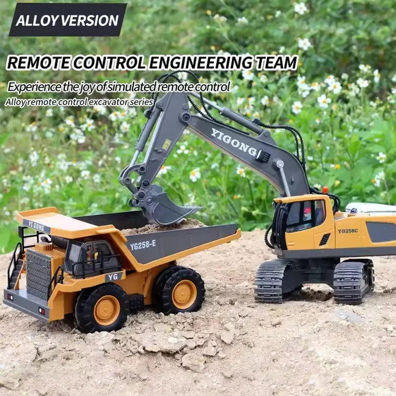 RC Construction Vehicle Toy Remote Control Excavator Truck