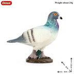 Oenux New Wild Animals Forest Orangutan Pigeon Hedgehog Aardvark Capybara Action Figure Model Figurines PVC Collection Kids Toy