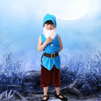 Children Snow White Seven Dwarfs Costume Children Christmas Halloween Short Sleeves Costumes Kids Cosplay Performance Costume