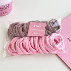 50/Set Colorful Elastic Hair Bands Children Girl Ponytail Holder Elastic Rubber Bands For Women Hair Accessories Headband