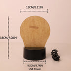 1PC Modern Creative Football 3D Night Light, USB Powered, Suitable for Decorating Bedrooms, Study Rooms, and Living Rooms