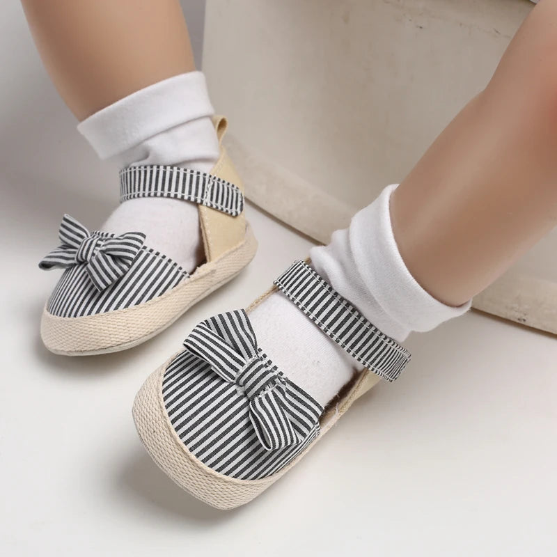 Baby Girl Summer Sandals Soft Sole Walking Shoes with Bow