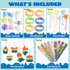 30/60/120 Pcs Popular Fidget Toys Pack Party Favors for Kids Goodie Bags Fillers for Kids Birthday Party, Prizes in Bulk