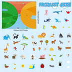 Farm Animals Felt Story Busy Board 4-in-1 Learning Activity Set