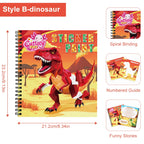 1/2PCS CutteeyFyry Sticker Book By Number Unicorn Stickers Paint Book For Kids Paint by Number Sticker Book Keep Kids Busy