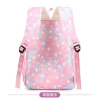 3Pcs/Set KPop Demon Hunter School Bags Girls Teens Rumi Mira Zoey Youth School Backpack Travel School Students Laptop Backpack