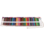 12/24/36/48/72 Hole Colorful Cloth Pencil Case Stationery Cosmetic Pencil Storage Bag Pencil roll School Supplies 050045