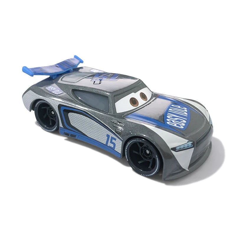 Original Pixar Cars 3 Anime Figure School Bus Cartoon Model Cars 1:55 Metal Die Casting Alloy Cars Child Toys Birthday Gifts