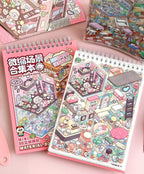 20Pcs 20in1 3D Cartoon Sticker Book | DIY Scenes Creative Gift for Kids, Portable Sticker Album for Birthday Christmas Crafts