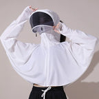 Summer Sun-protective Women's Clothing Breathable Smock Ice Silk Thin UV Protection Ladies Cloak & Cape For Women