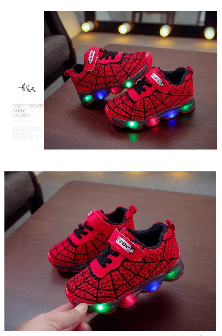 Kids Cartoon Sneakers Breathable Casual Sport Shoes for Children