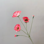 Poppy Artificial Flowers 65cm Long Stem Fake Flowers For Home Decor Garden Wedding Party Decoration DIY Flower Arrangement New