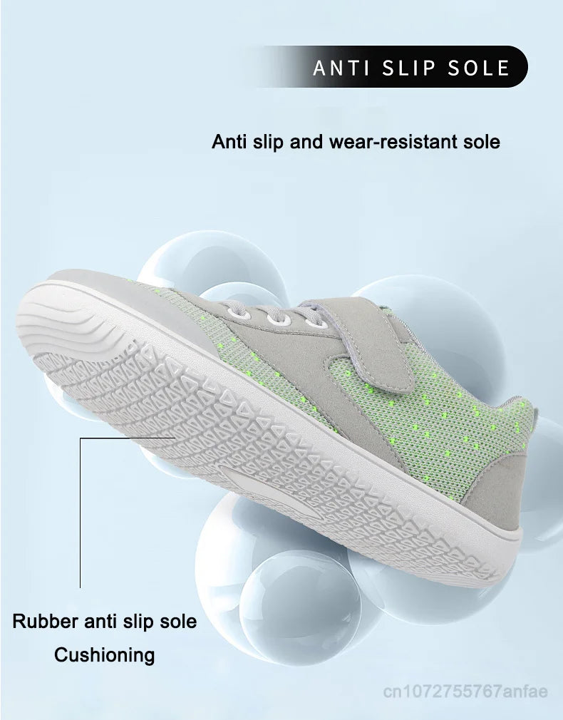 Kids Wide Barefoot Shoes Minimalist Sneakers for Growing Feet