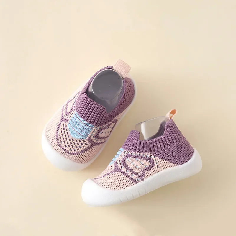 Baby Anti Slip Mesh Shoes Soft Sole Crib Walking Socks