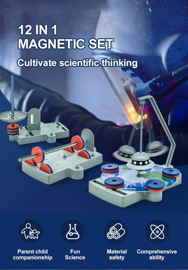 STEM Physics Kit 12-in-1 Magnetic Levitation Science Experiment Set
