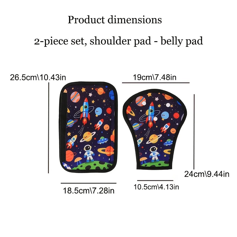 Car Child Safety Belt, Seat Shoulder Guard, Anchor, Safety Belt, Anti Pinch Neck Limiter, Stomach Protection