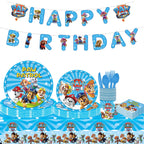 Birthday Paw Patrol Tablecloth Disposable Table Cloth Table Cover Paw Patrol Birthday party Decoration Party Favors supplies