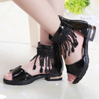 Girls Bow Sandals Princess Summer Shoes for Kids Fashion Cute Beach Wear