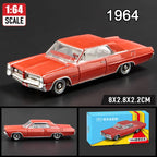 1:64 Scale JDM Corvette GT500 Firebird Daytona Stardust Alloy Diecast Models Toys Series Miniature Cars for Children's Toy Gifts