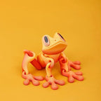 3D Printing Simulation Tree Frog Joint Movable Frog Ornaments Kitchen Home Decoration Office Animal Desk Toy Refrigerator Magnet