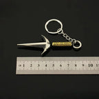 Naruto Weapon Namikaze Minato Ninja Kunai Anime Peripheral 9cm Metal Katana Samurai Sword Model Accessories Keychains Toys Gifts