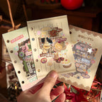 Japanese-style Cute Sticker Book with Delicious Dessert and Cake Stationery Stickers, Suitable for Birthday and Back-to-School