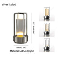GGbingo Rechargeable Wireless Table Lamp LED Touch Sensor Desktop Night Light Reading Lamp for Hotel Bar Bedroom Decor Light