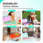 Adorable Kids Lunch Box Student Microwave Safe Travel Bento Box Halloween Container Portable Leak Proof Fruit Salad Bento Box
