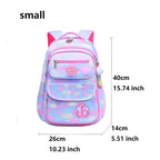 Children Girl Backpack Waterproof Pink School Bag for Kids Comfort