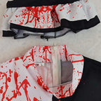 Men Halloween Costumes Art The Clown Cosplay Costume Movie Terrifierr 2 Bloody Jumpsuit Male Jumpsuit Horror Outfits