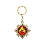 Genshin Impact Nod Krai Ineffa Visions Pendant Cosplay Anime Eye Of God DIY Backpack Keychains Halloween Party Transparent Decor