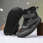 Kids Wide Toe Barefoot Snow Boots Warm Winter Minimalist Shoes