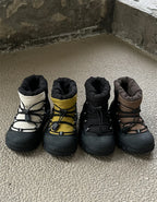 2025 New Winter Children Snow Boots For Boys Waterproof Warm Fur Rubber Sole Non-slip Fashion Girls Boots EU 26-37