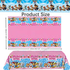 Birthday Paw Patrol Tablecloth Disposable Table Cloth Table Cover Paw Patrol Birthday party Decoration Party Favors supplies