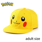 Pokemon Pikachu Baseball Cap Anime Cartoon Figure Cosplay Hat Adjustable Women Men Kids Sports Hip Hop Caps Toys Birthday Gift