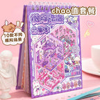 Mr. Paper 30Pcs 3d three-dimensional stacking miniature scene stickers scenery sticker book Students' puzzle handmade diy stress