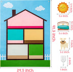 Farm Animals Felt Story Busy Board 4-in-1 Learning Activity Set