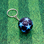 Leather Football Keychain New Exquisite Key Chain Souvenir Decoration Toy Keyring Ring School Reward for Kid Pendant Accessory